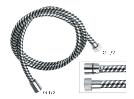 Шланг для душа Remer 332CNNC150 хром