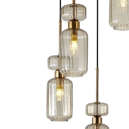 Люстра каскадная Escada Gloss (Глосс) 1141/5S Beige