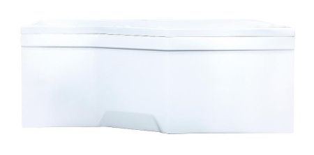 Ванна акриловая 1MarKa Convey 01кон1575п 150х75 пристенная асимметричная без ножек