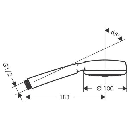 Душевая лейка Hansgrohe Crometta 26825400 цвет хром