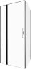 Душевой уголок Allen Brau Priority 3.31003.BBA + 3.31018.BBA 90х90 стекло прозрачное профиль черный без поддона