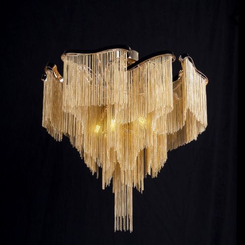 Светильник потолочный Loft It Stream 10208/600C Gold - фото 4