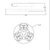 Светильник потолочный Escada Butterfly (Буттерфлы) 10272/6LED