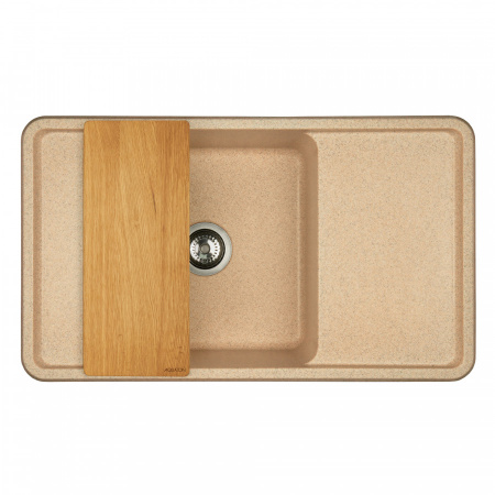 Кухонная мойка Aquaton Беллис 1A724832BS220 87х51 цвет бежевый