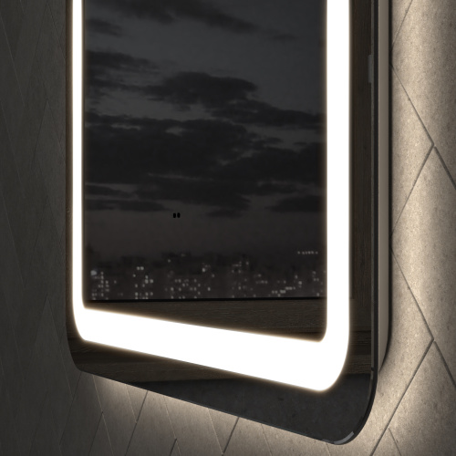 Зеркало с подсветкой VIGO Jess 242 100х70 цвет хром - фото 5