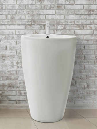 Раковина из санфаянса WeltWasser WW SK 38 см 10000005489 напольная цвет белый глянцевый Раковина из санфаянса WeltWasser WW SK 38 см 10000005489 напольная цвет белый глянцевый