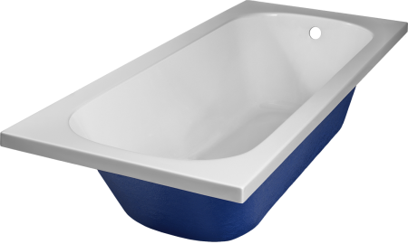 Ванна акриловая C-Bath CBQ016001 170х70 пристенная прямоугольная