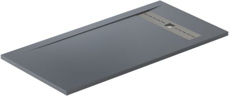Душевой поддон из искусственного камня Allen Brau Infinity 8.21007-BGM 160х90 серый без каркаса
