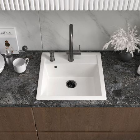 Смеситель для кухни Reflexion Lago RX9904BL на мойку вороненая сталь