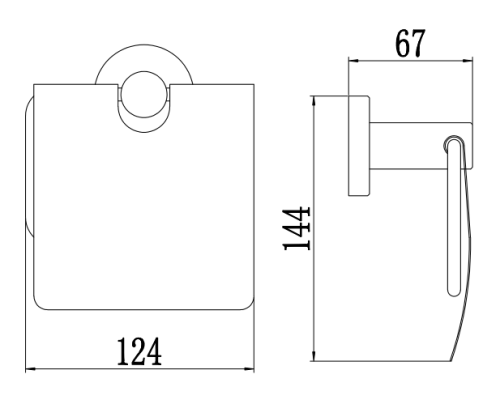 Бумагодержатель Savol S-005651Q - фото 2