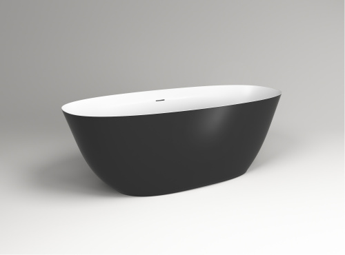 Ванна из искусственного камня Plumberia Selection Veloma VELOMA 170BN 170,5x75 отдельностоящая овальная - фото 3