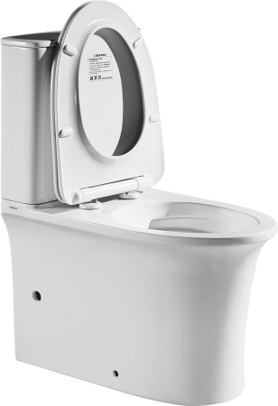 Чаша унитаза напольная Arrow AB2230H цвет белый без бачка с сиденьем микролифт безободковая каскадный смыв