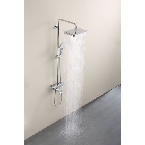 Душевая стойка Raglo R22.26 настенная цвет хром - фото 4