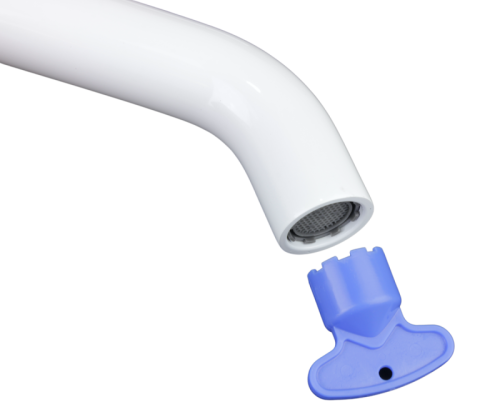 Смеситель Bronze de Luxe SCANDI 1451W на раковину белый - фото 5