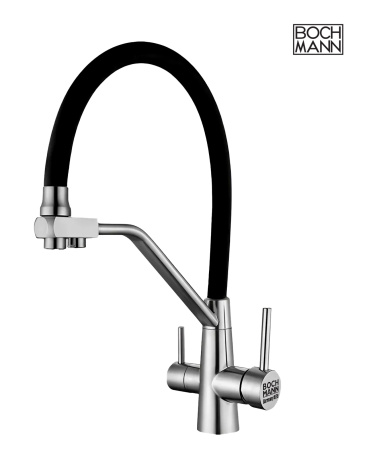 Смеситель для кухни BOCH MANN ELSE BN BM10426 на раковину/на столешницу никель матовый