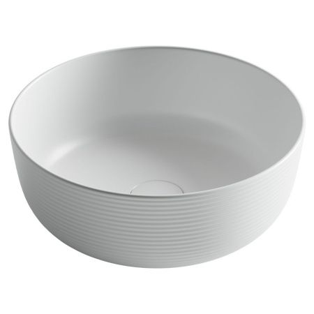 Раковина из сантехнического фарфора Ceramica Nova ELEMENT CN6073MW 40х40 накладная цвет белый без отверстий под смеситель