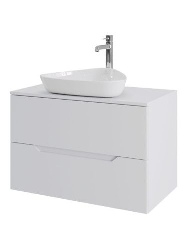 Тумба с раковиной Orange Line Li-80TuwMDF+B07-500W 80х50