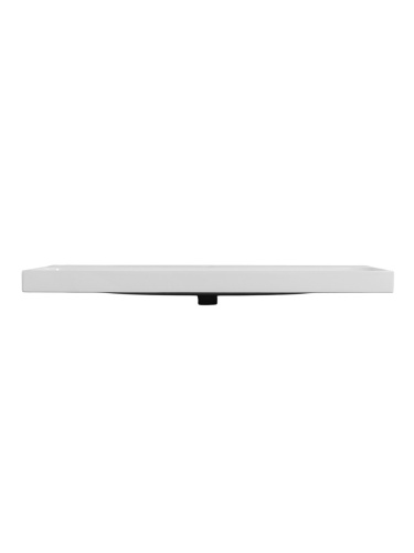 Раковина керамическая BelBagno MARINO-CER BB-8078-120 120х50 накладная цвет белый 1 отверстие под смеситель - фото 3