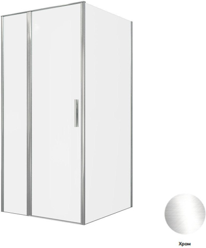 Душевой уголок Allen Brau Priority 3.31028.00 + 3.31046.00 100х100 стекло прозрачное профиль хром глянцевый без поддона - фото 5 Душевой уголок Allen Brau Priority 3.31028.00 + 3.31046.00 100х100 стекло прозрачное профиль хром глянцевый без поддона - фото 5