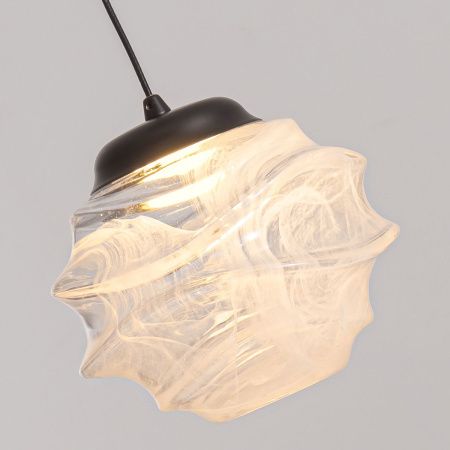 Светильник подвесной Delight Collection MD25030003-1A matt black/clear