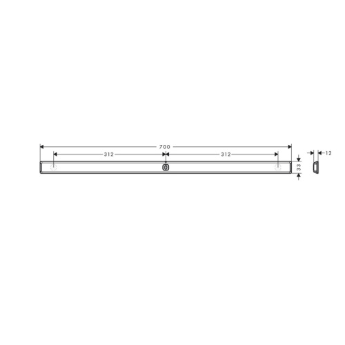 Душевая штанга Hansgrohe WallStoris 27904670 черный - фото 2
