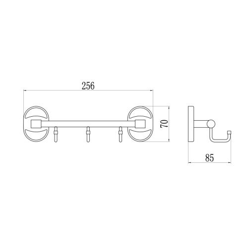 Крючок Savol S-008203-1 - фото 2
