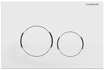 Клавиша смыва механическая CHARUS Spazio FP.330.12.01 цвет белый матовый