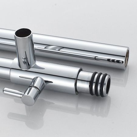 Душевая стойка Shevanik S6826 настенная цвет хром