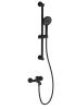 Душевой гарнитур Wonzon & Woghand  WW-4560-MB настенный черный