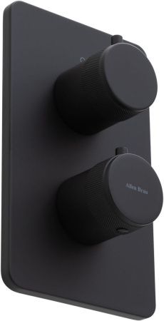 Смеситель для ванны с душем Allen Brau Priority 5.31113-31 встраиваемый в стену черный с термостатом