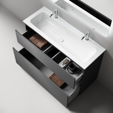 Тумба под раковину Sancos FOLK Floor FL120FGS 120х40 напольная цвет серый