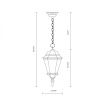 Уличный подвесной светильник Arte Lamp Genova (Генова) A1204SO-1BN