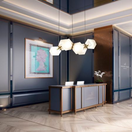 Люстра подвесная ImperiumLoft Gabriel Scott Welles Glass (Габриел Сцотт Веллес Гласс) 123396-22