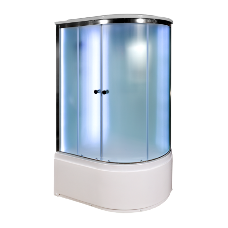 Душевая кабина AvaCan D120SLLED 120х80 асимметричная с крышей ориентация левая