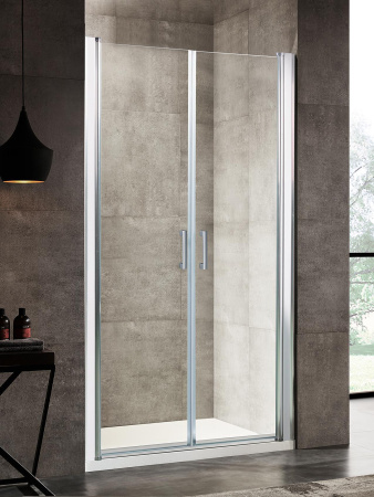 Душевая дверь River SUEZ 10000006433 70х185 стекло матовое профиль хром матовый