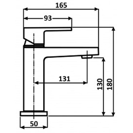 Смеситель ALMAes Fango TVZ-0936 на раковину хром