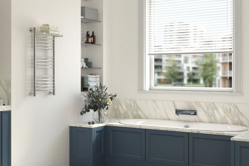 Полотенцесушитель Сунержа Богема + 00-0223-8040 45х86 водяной сталь - фото 3