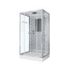 Душевая кабина Niagara Luxe 7772QW 120х90 прямоугольная с крышей ориентация универсальная