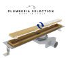 Душевой лоток Plumberia Selection PST IN-TILE PST100OB 100х5 черный