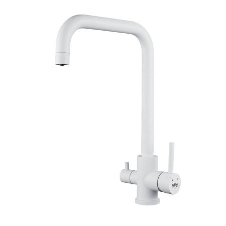 Смеситель для кухни Raffine F118C на мойку белый