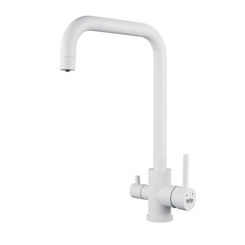 Смеситель для кухни Raffine F118C на мойку белый - фото 2