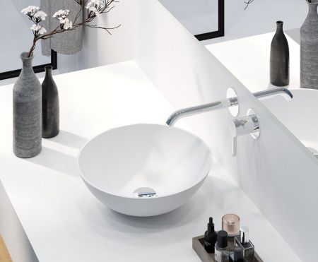 Смеситель для раковины AQG Urban Flow 01URF160CR встраиваемый в стену хром