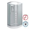 Душевая кабина Niagara Classic 33121423RBKG 120х80 асимметричная без крыши ориентация правая