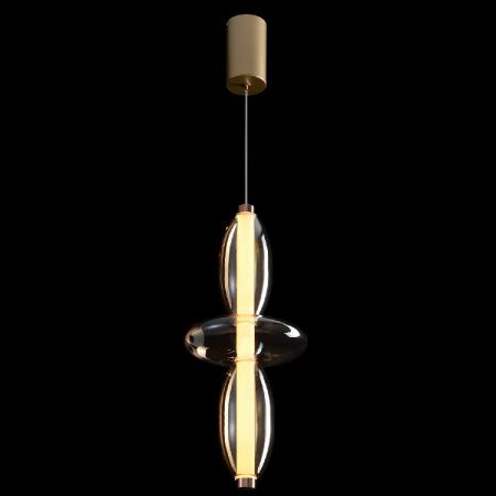 Светильник подвесной Crystal Lux Quasar (Куасар) QUASAR SP14W LED AMBER