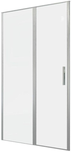 Душевая дверь Allen Brau Priority 3.31008.BA 120х200 стекло прозрачное профиль серебро брашированное - фото 4