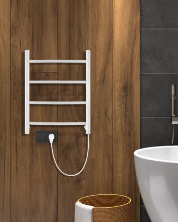 Полотенцесушитель электрический Indigo Line LСLE50-40WMR 45х50 белый