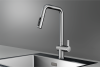 Смеситель для кухни Granula Kitchen Space 7273, СТАЛЬ САТИН на мойку нержавеющая сталь