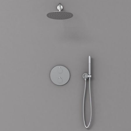 Душевая система Vincea VSFW-101TCH встраиваемая в стену цвет хром с термостатом