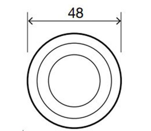 Клавиша смыва пневматическая Oli SPHERA 605264 цвет хром глянцевый - фото 2