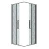 Душевой уголок Grossman Cosmo 300.K33.02.8080.10.02 80х80 стекло текстурное профиль хром без поддона